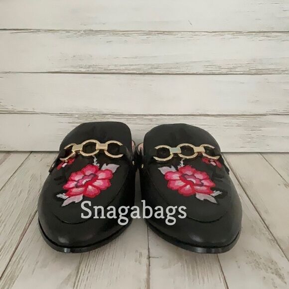 KATE SPADE NIB CANYON BLACK NAPPA POINTED TOE SLIP ON FLAT SHOES SIZE 7.5 M - Picture 3 of 11